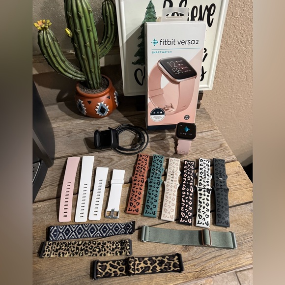 Fitbit Versa 2 bundle with 12 bands
